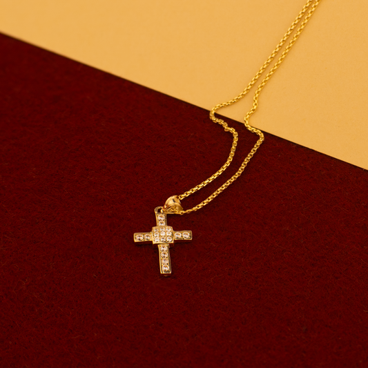 Lanț cu Cruciuliță - Aur 585 (1.70g + 0.90g)
