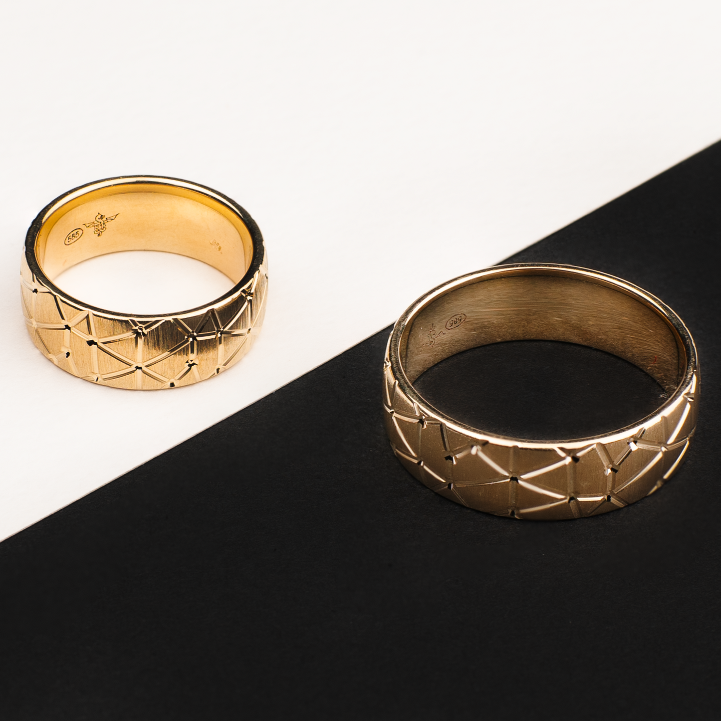 Verighete Model "Fantezie" - Aur 585 14K (16.64g)