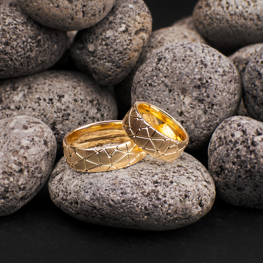 Verighete Model "Fantezie" - Aur 585 14K (16.64g)